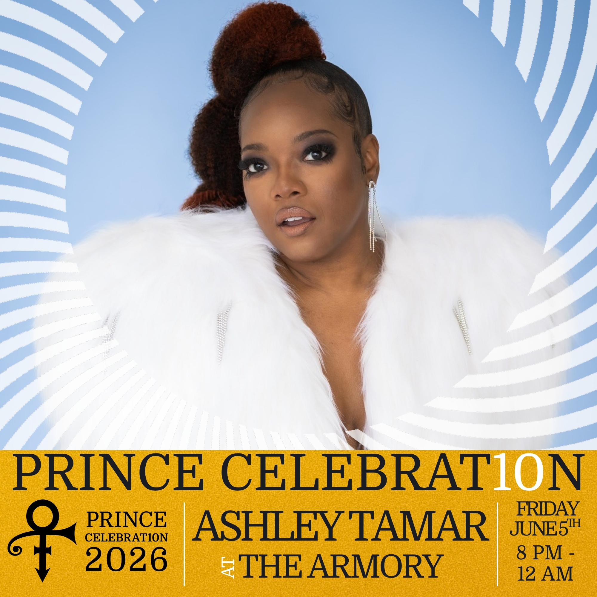 Ashley Támar at Prince Celebration 2026 at the Armory