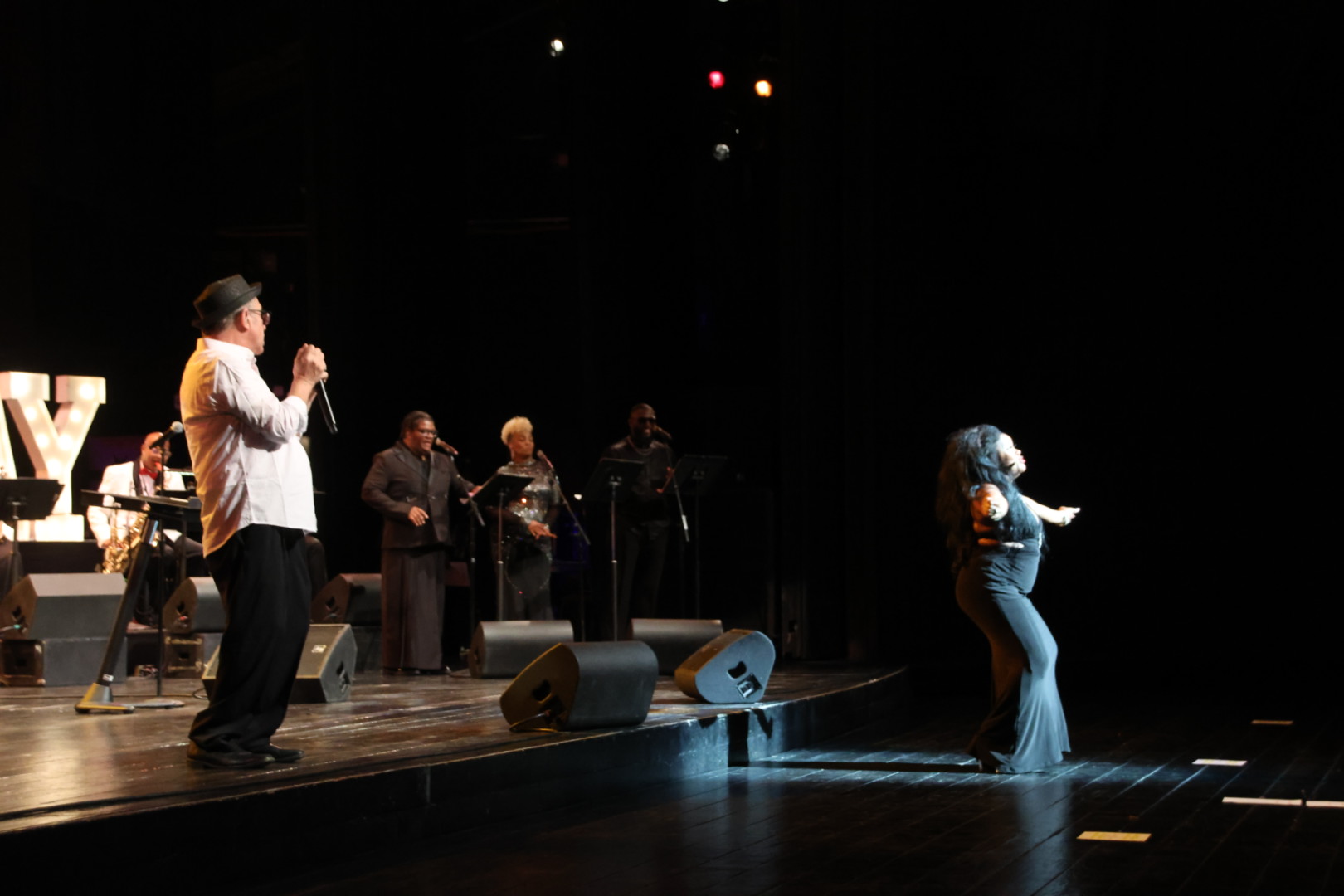 DeQuina Moore performing at Broadway on the Hill